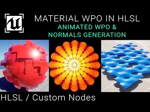 UE 5.4 - Animated WPO & Normal Map Generation Tutorial