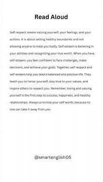 Read Aloud in English | Improve Pronunciation & Fluency #english #dailyenglish #ielts