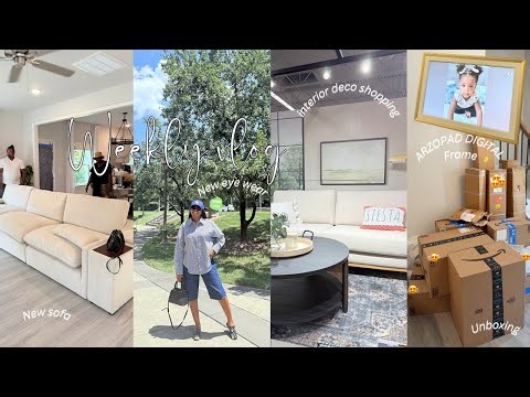 Finally Putting the New House 🏠 Together + Eye Check & Glasses Haul! + ARZOPA Digital Frame