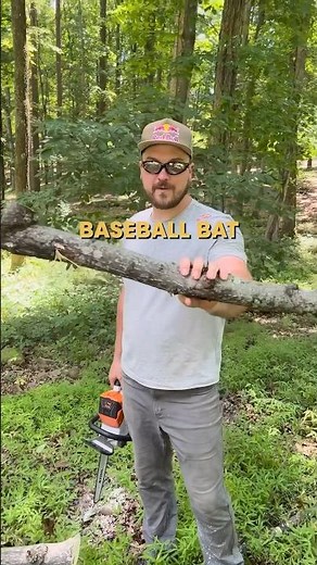 Making A HOMEMADE Baseball Bat ⚾️