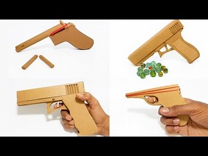 4 Crazy DIY Cardboard Guns | Easy Shooting Toys You Can Build at Home