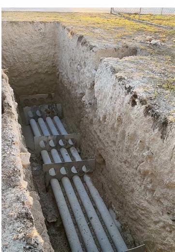 Difficult conditions due to flowable fill, but we broke through and completed the task. #flowablefill #hydrovacnation #hydrovacjack #hydrovacoperator #hydrovactruck