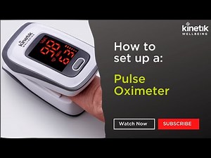 How to use a Pulse Oximeter - Kinetik Wellbeing - JPD500E