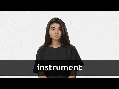 How to pronounce INSTRUMENT in American English