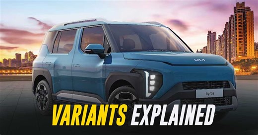 Kia Syros Variants Explained: Which Variant Gets What?
