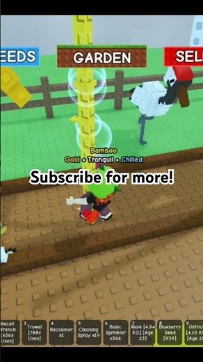 How to unfavorite a plant in Grow A Garden #growagarden #howtoGrowagarden #roblox