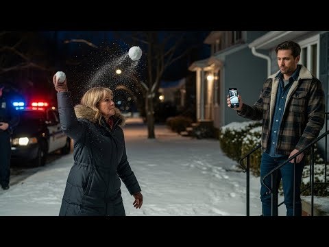 Karen Threw Snowballs At My Window All Winter, I Installed Cameras And She Got Arrested