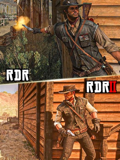 RDR1 vs RDR2: Blind Fire From Cover Red Dead Redemption 1 let you blind fire from cover without exposing yourself. In RDR2, your character fully steps out of cover just to hipfire — removing a classic combat option. RDR1 vs RDR2 gunplay. Simple feature… big difference. #RedDeadRedemption #RDR1 #RDR2 #RockstarGames #RDRShorts #GamingShorts #ShooterGames #GamingMemes #RDRGameplay