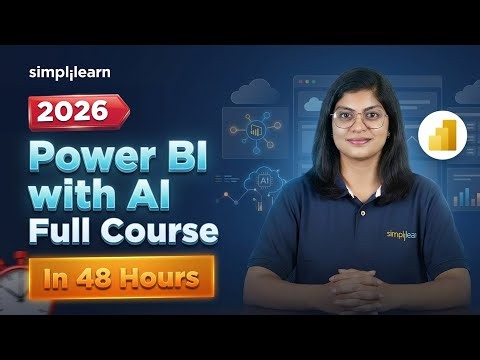 Power BI With AI Full Course 2026 | Power BI With AI Tutorial | Power BI With AI Tools | Simplilearn