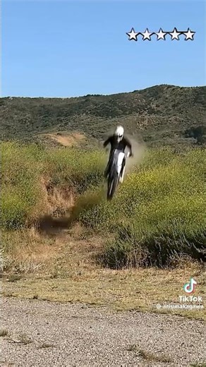 skilled biker outruns cop by doing epic jump! #cops #chase #fyp #shorts