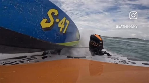 Capt. Jack Carlson on Instagram: "Coming in hot yesterday 😳 @raceworldoffshore The Offshore Power Boat Races will continue tomorrow starting at 10am in Key West 🏁 @bayrippers"