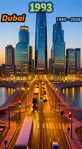 Dubai 1950 to 2025 Timelapse | From Desert Village to Futuristic Megacity