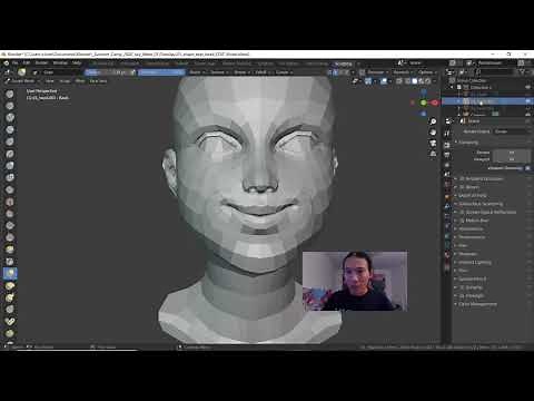 Blender Shape Keys and Introduction to Sculpt Mode