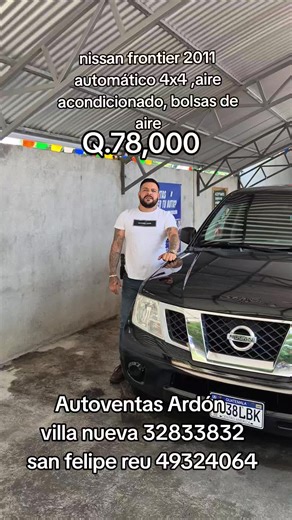Nissan Frontier 2011 automático 4x4 - Q78,000 | Autoventas Ardón