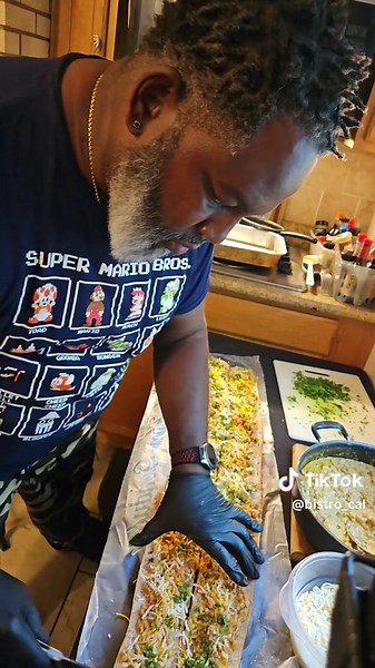 Chef Cal's Crawfish Bread on Deck, Order up#foodie #catering #crawfish #seafood #crawfishbread #chef#neworleanschef