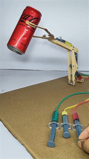 Beginner Life on Instagram: "Hydraulic Powered Robotics . . . . . #hydraulics #project #experiment #youtubeshort #scienceproject #schoolproject #project #experiment #diy #trending #viral #tiktok #instagram #reels #reelsinstagram #creativity #foryou #fyp"