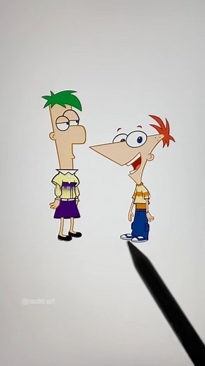 168K views · 1.3K reactions | Phineas and Ferb as girls 李 #phineasandferb #art #digitalart #reels | Rezist.art | Facebook