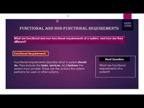Functional vs Non-Functional Requirements | SDLC Simplified