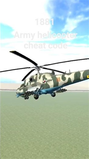 army helicopter cheat code 1881