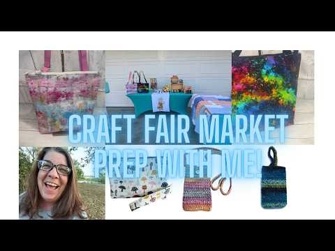 Small Business Vlog: Craft Fair Prep, New Bags & Booth Mock Setup