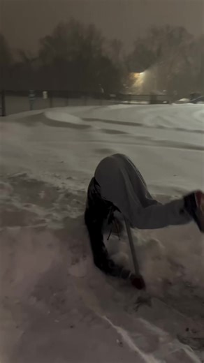 Hilarious Snow Shoveling Fail 🤣