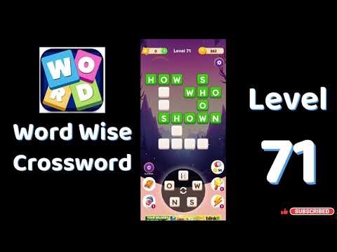 Word Wise Crossword Level 71 Answers 🧠🧩 | Relaxing Crossword Puzzle | SolutionGuruji