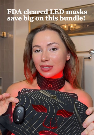 Get Two FDA-Cleared LED Masks for One Great Price!