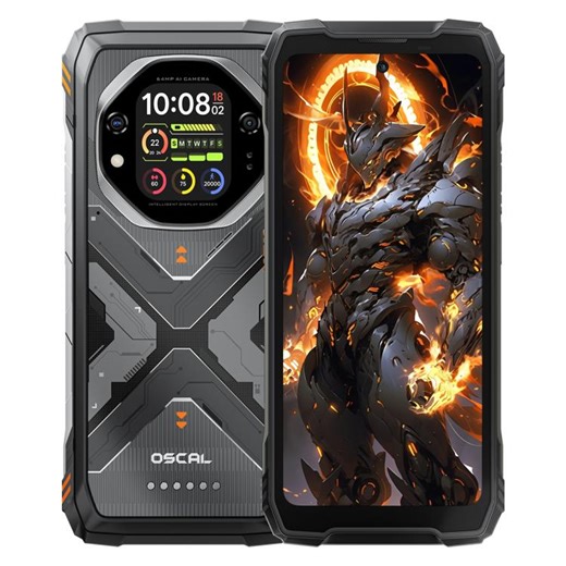[$276.00] [HK Warehouse] Blackview Oscal TANK 1, 16GB 512GB, 6.78 inch Android 15 DokeOS 4.2 Mediatek Dimensity 7050 Octa Core, Network: 5G, OTG, NFC (Orange)