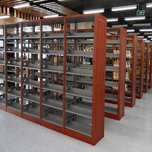 [Hot Item] Adjustable Book Shelves Heavy Duty Metal Library Bookshelf