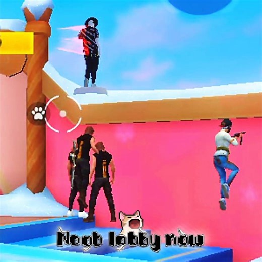 FF Noob lobby Nowadays 🤣(day 13/100) #ff #shorts #funny