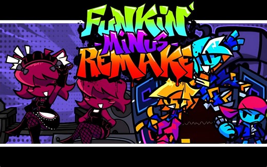 【Friday Night Funkin'】远古模组诈尸！重置/FNF 超优质模组 Minus-Demo 全流程演示