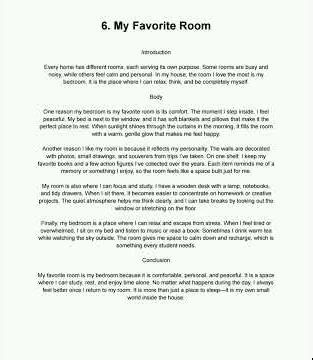 Essay 6 Writing Framework Paragraph 2