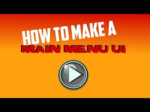 How to make a animated Main Menu UI in Buildbox
