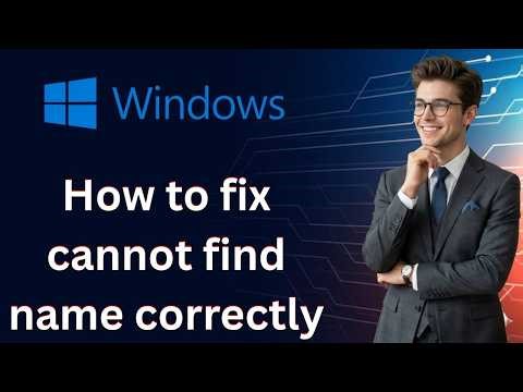 How to fix windows cannot find typed the name correctly and then try again (Latest Update)
