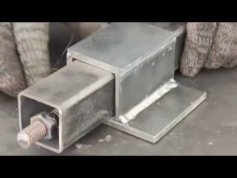 An effective and sturdy homemade vise 😱🔥#ironarts#hardwork#mindset