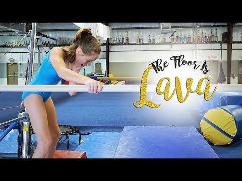 Gymnastics Floor Is Lava Game| Kyra SGG