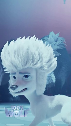 Werewolf transformation gone wrong! 😱🐺 #100percentwolf #forkids #cartoon #funny #teen #family #animation #abcme #werewolf #poodle #100%wolf #movie