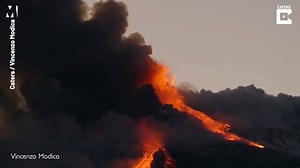 24K views · 276 reactions | This is the spectacular moment Mount Etna sent smoke and ash into the air in its most recent erruption  | Metro | Facebook