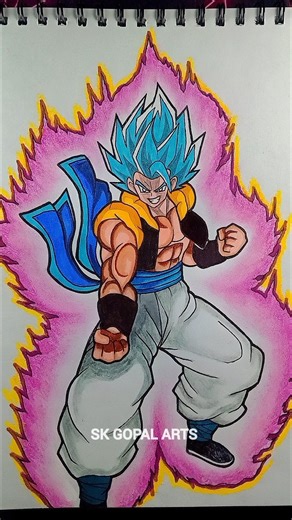 Draw a Gogeta || Dragon Ball | #gogeta #gogetadrawing #animedrawing #dragonball #shorts