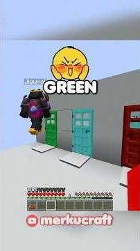 Minecraft First Ever THREE DOORS 1V1