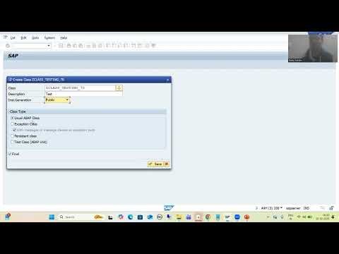 44 - ABAP on HANA - Eclipse - Creation of ABAP Class