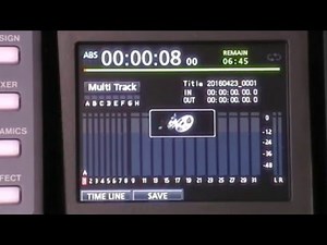 Tascam DP-32SD Reverb for playback/mixdown