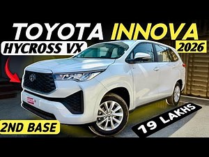 2026 Toyota Innova Hycross VX 8 Seater Hybrid Detailed Review | Price, Mileage, Features