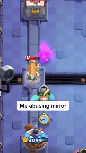 Mirror Event is so fun 🤣 #foryou #clashroyale #clasheoyalememes