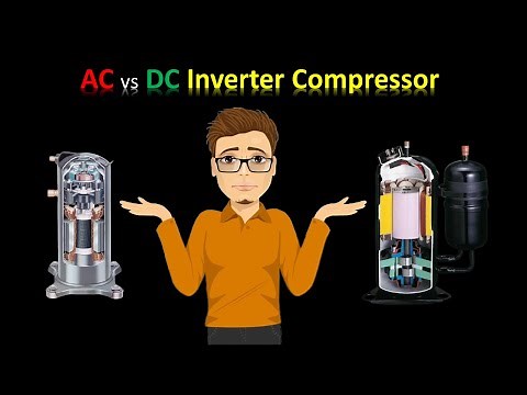 AC vs DC inverter Compressor || Working Principle