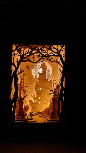 Dracula's Castle Book Nook / Diorama DIY Kit | Cornel73,halloween - Etsy