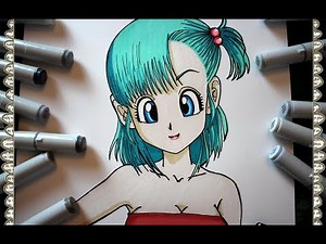 Cómo Dibujar a Bulma ブルマ Fácil Paso a Paso Dragon Ball How To Draw Dragon Ball Speed Drawing