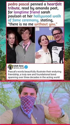 Pedro Pascal's Heartfelt Words for Sarah Paulson: "No Me Without You" 🥹