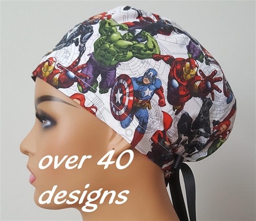 Scrub Cap Women With Satin Lining, Adjustable Euro Scrub Hat for Nurses and Doctors - Etsy
