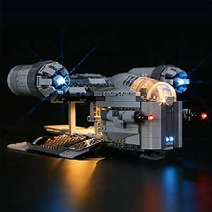 LED Light Kit for 2020 The Mandalorian The Razor Crest - Compatible with Lego 75292 Model (Model Set Not Included)